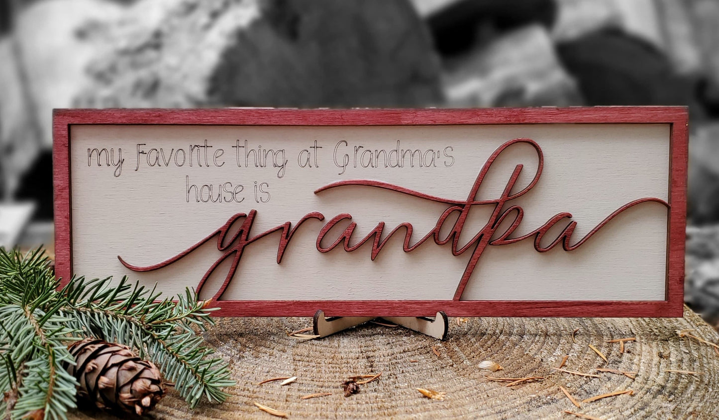 Celebrating Grandfathers SVG Laser ready files BUNDLE Glowforge Father's Day