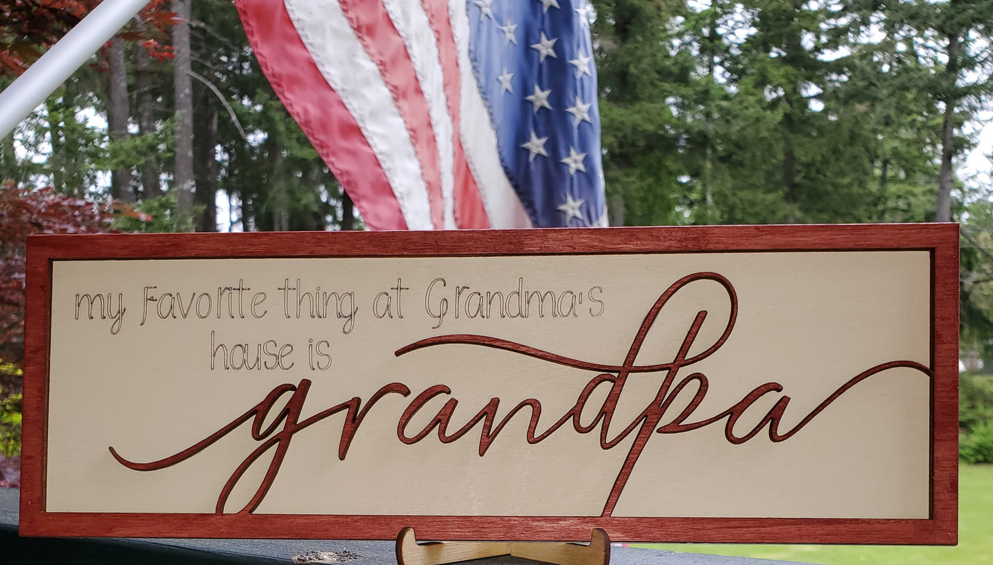 Celebrating Grandfathers SVG Laser ready files BUNDLE Glowforge Father's Day