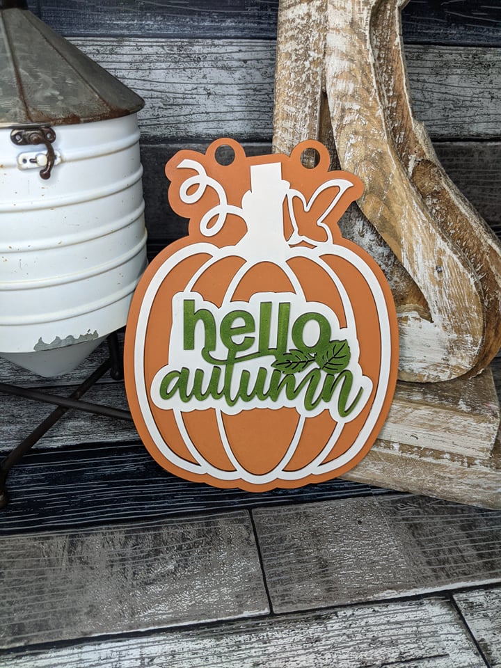 Hello Autumn Door Hanger