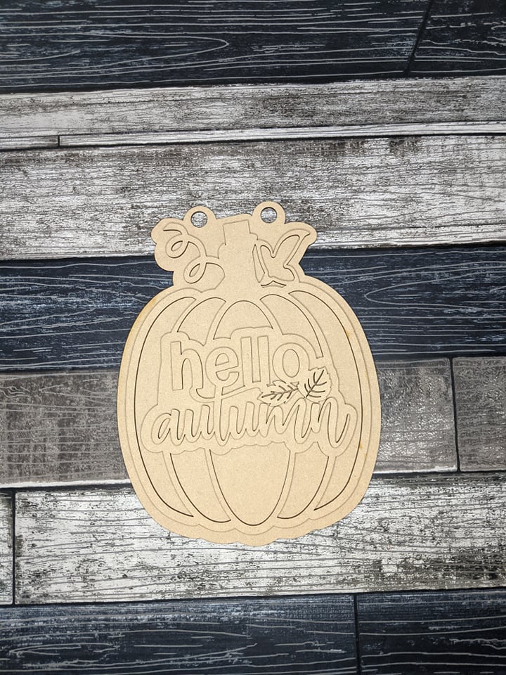 Hello Autumn Door Hanger