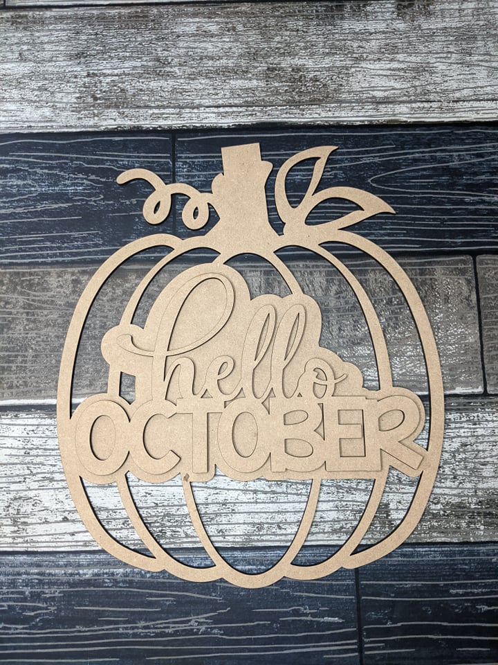 Set of 5 Pumpkin Fall Home Decor