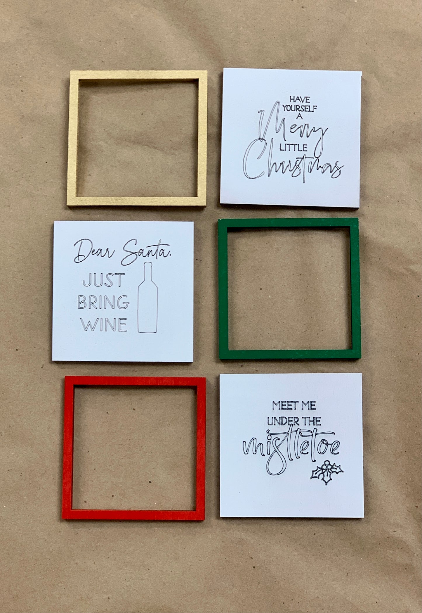 Holiday Farmhouse Miniature Christmas SVG Laser Ready File