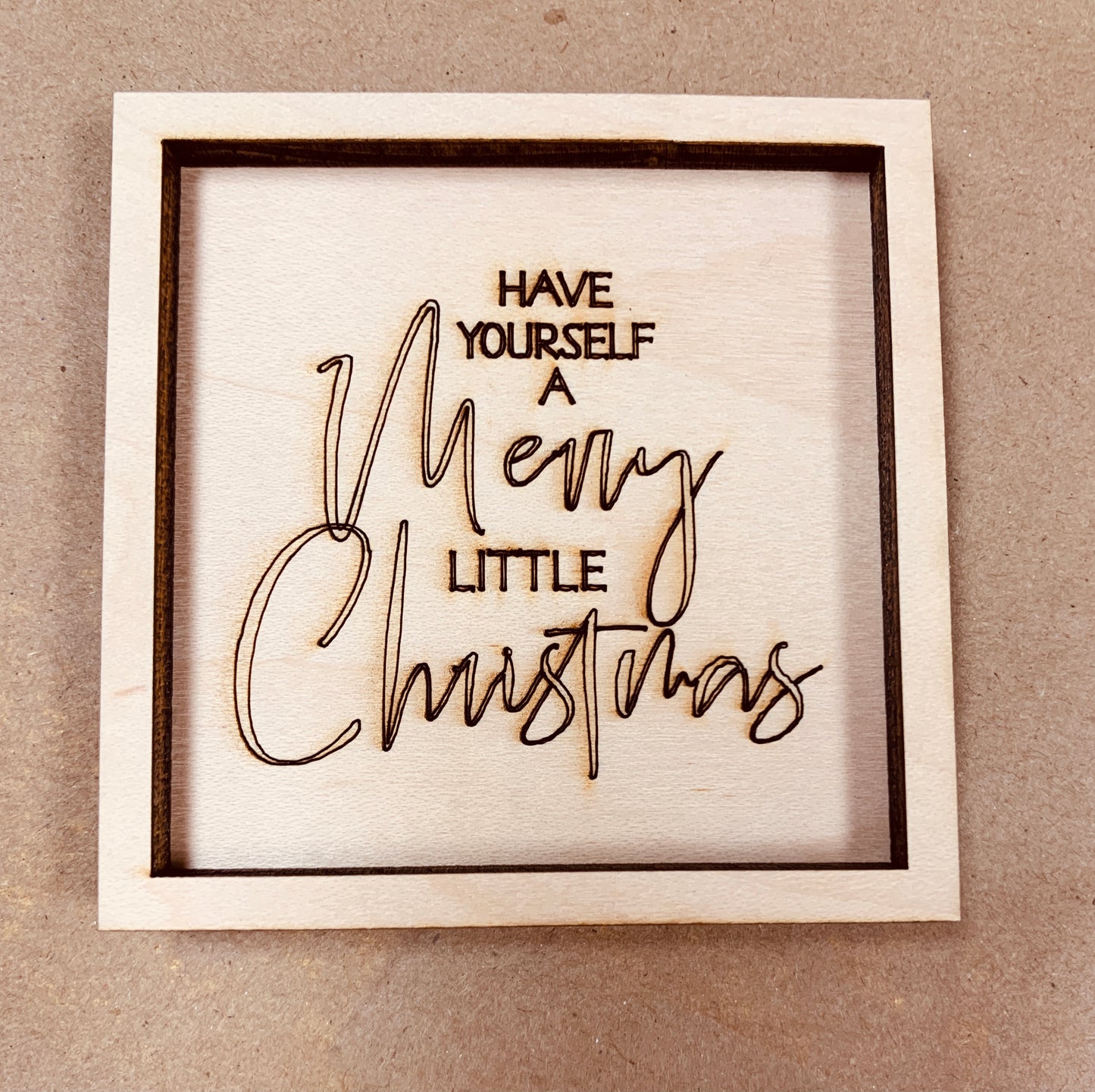 Holiday Farmhouse Miniature Christmas SVG Laser Ready File