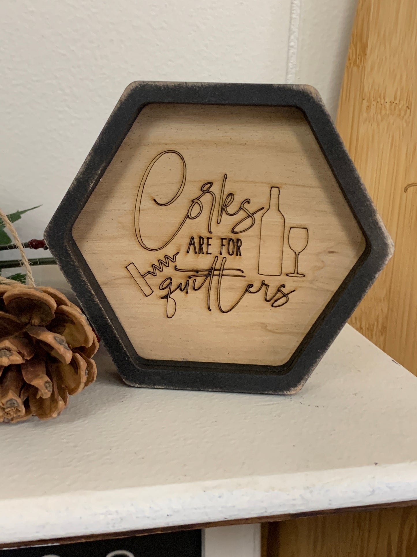 Wine Lovers Trinket Dish Set SVG Laser Ready Glowforge Files