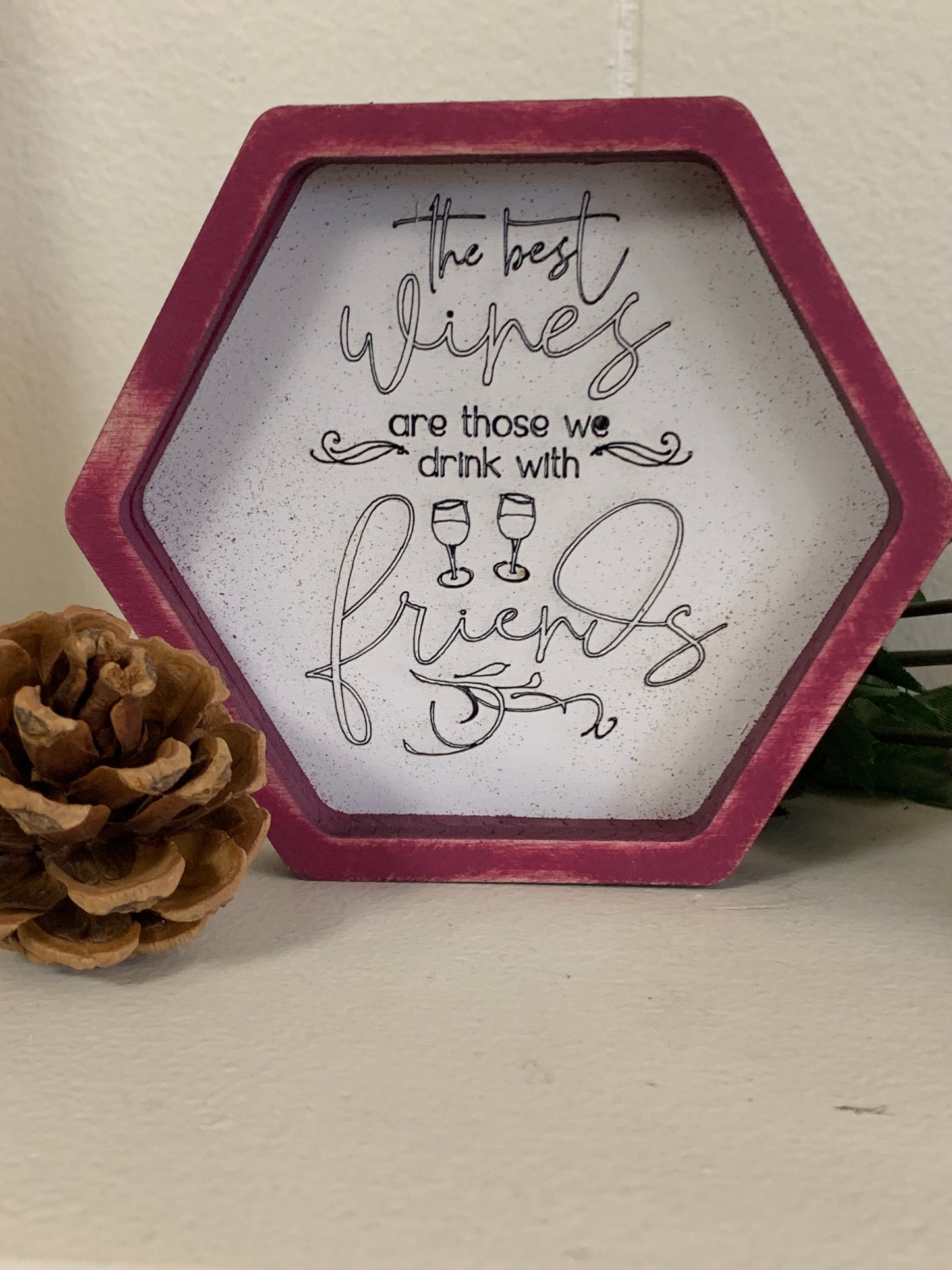 Wine Lovers Trinket Dish Set SVG Laser Ready Glowforge Files