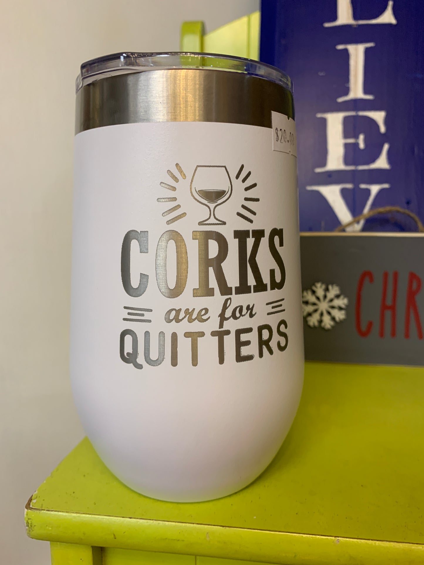 Drinkware: Stemless Wine Tumbler