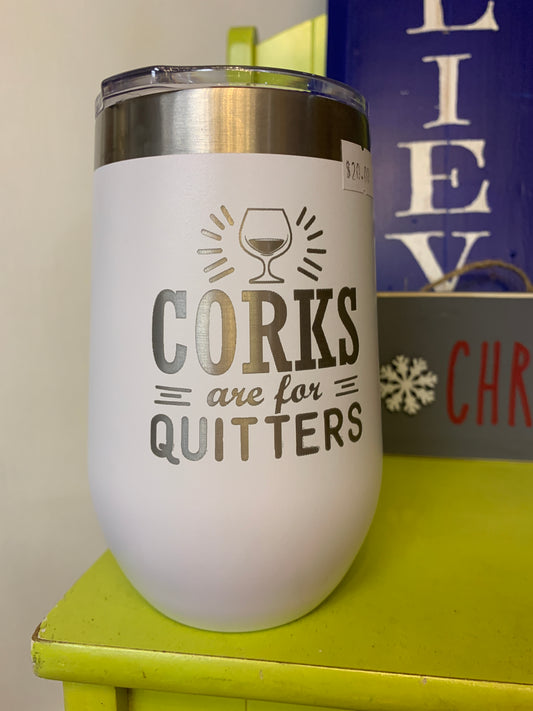 Drinkware: Stemless Wine Tumbler