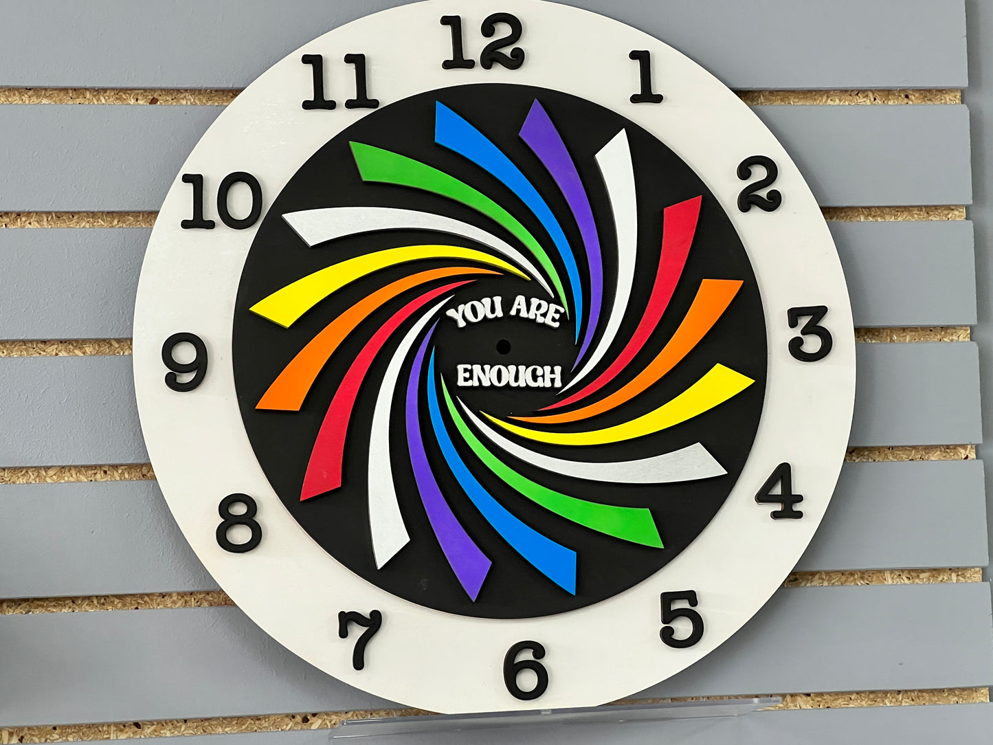 Wood Layered Laser Cut Clocks