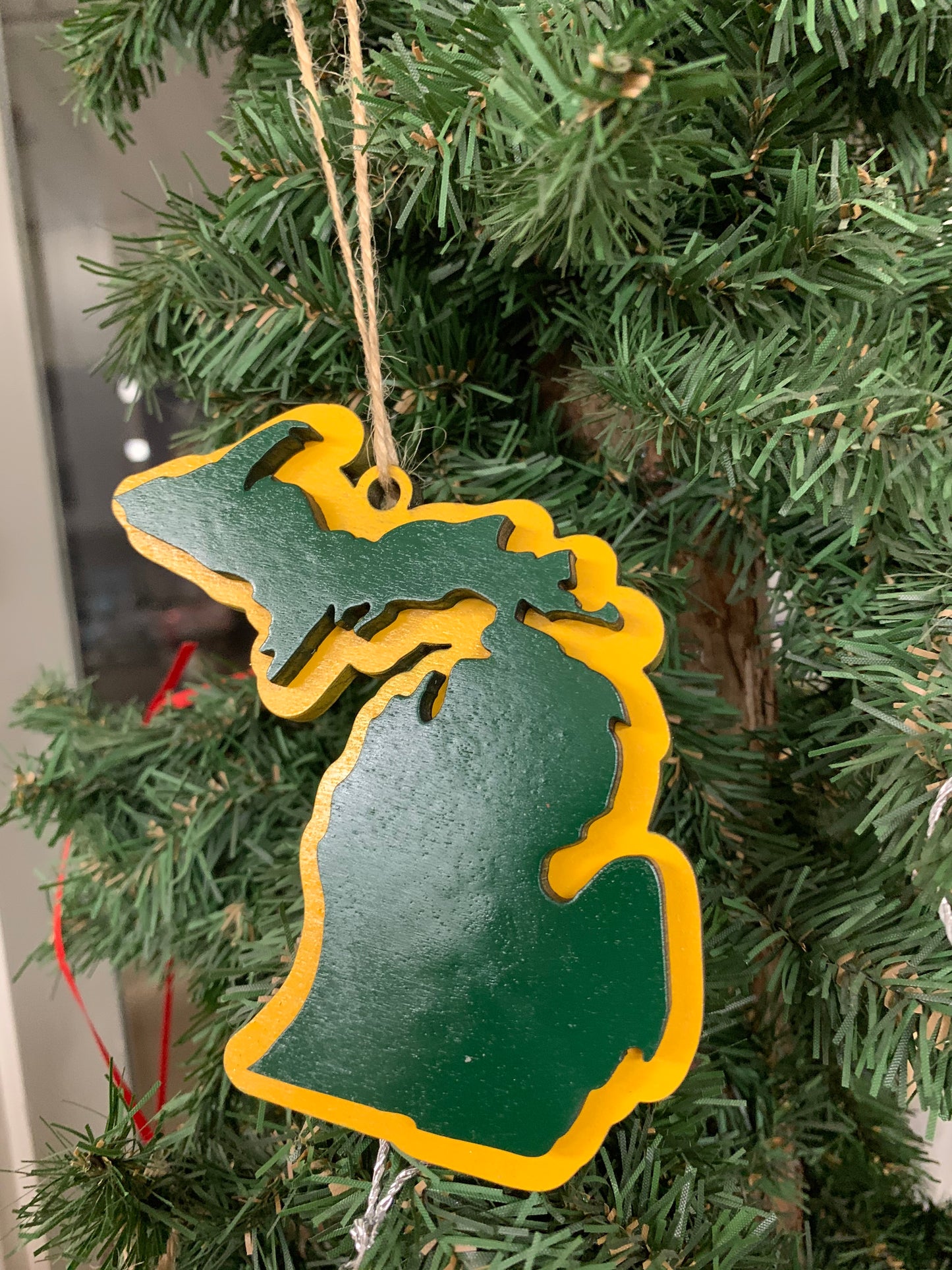 Michigan School Spirit Ornaments