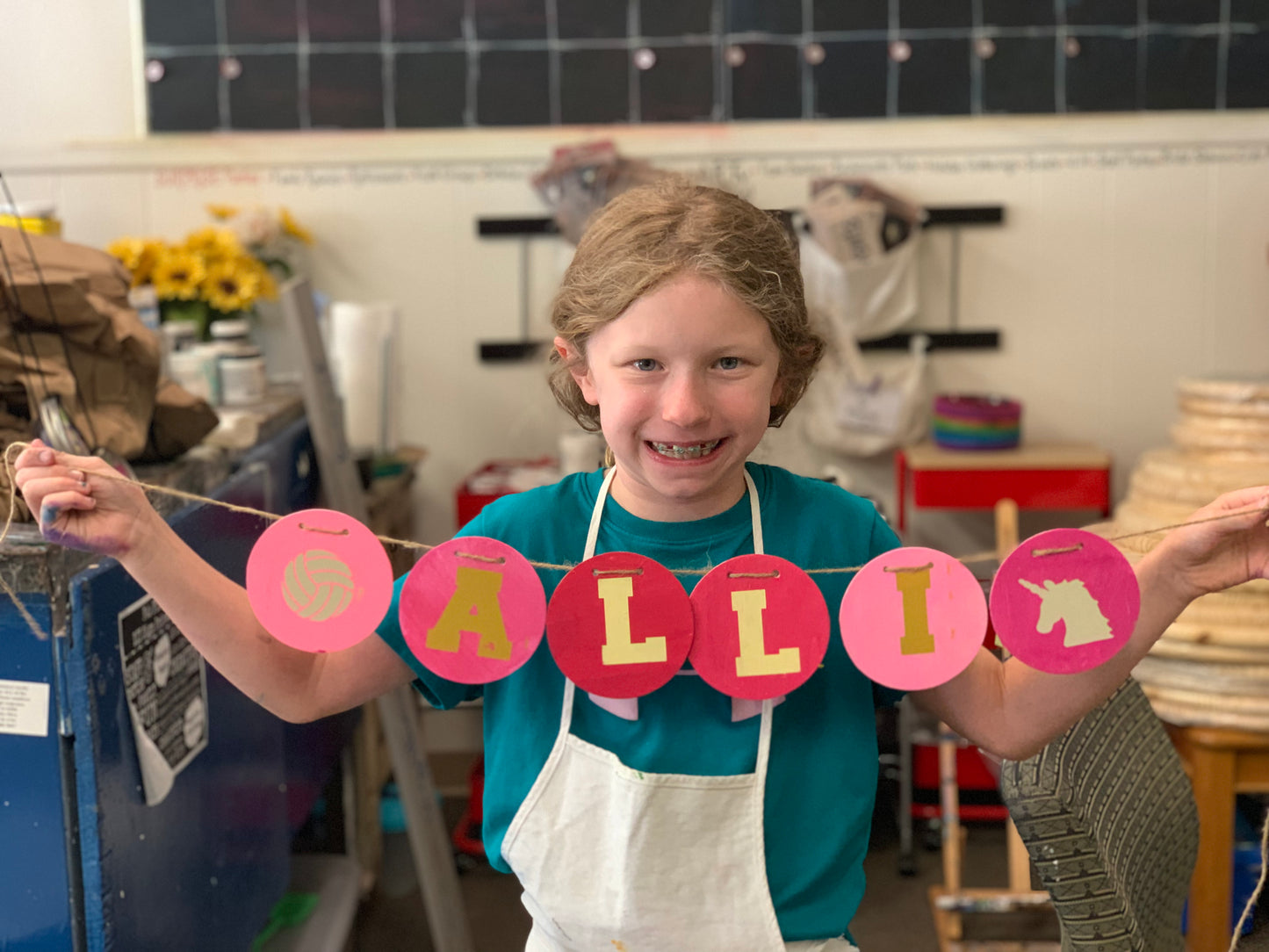 DIY Birthday pARTy Name Banners & SLIME!