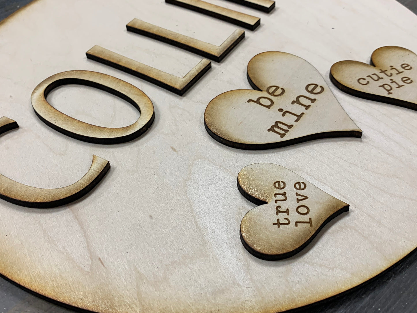 Personalized VALENTINE Round