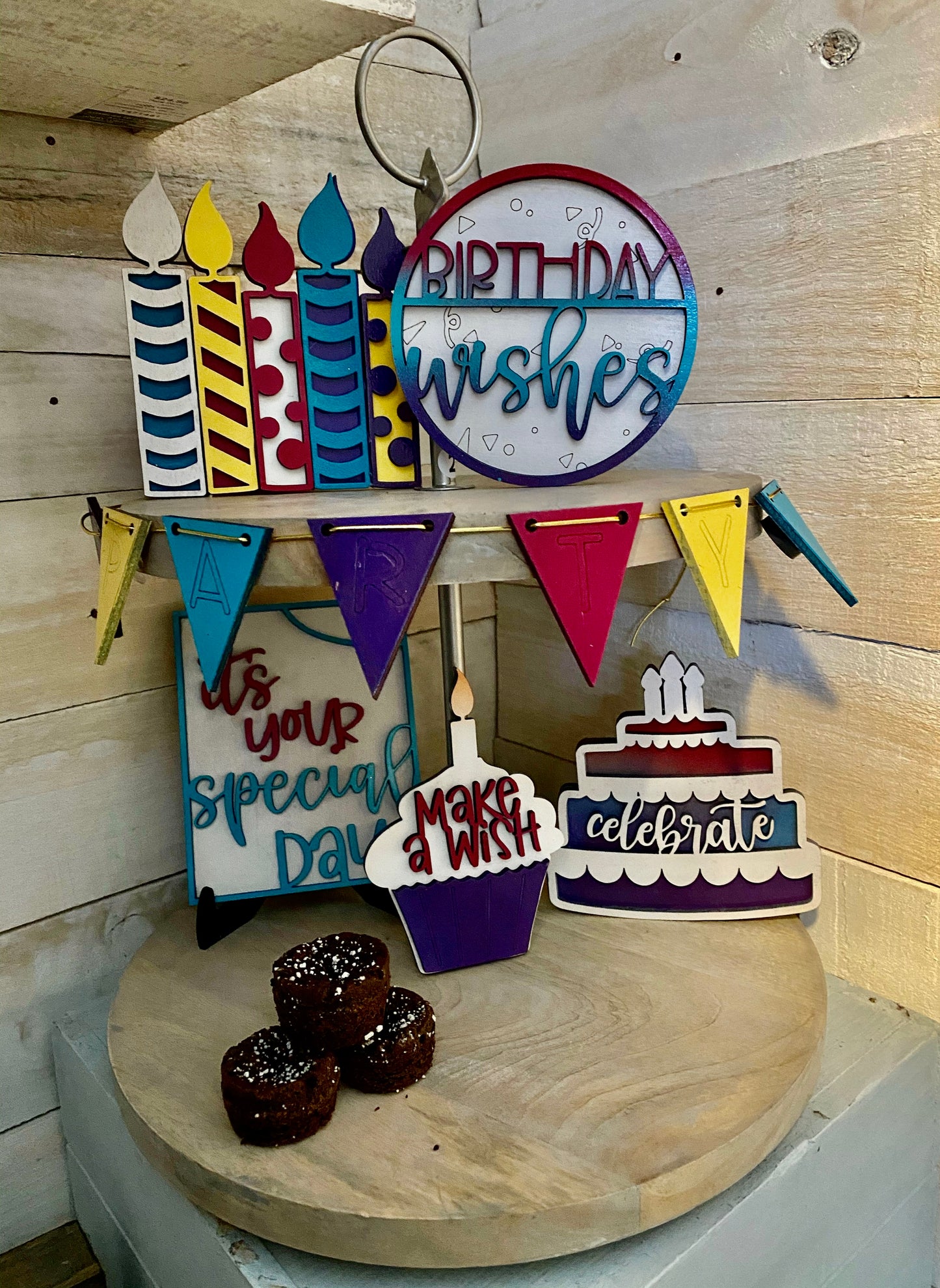 Happy Birthday Tiered Tray Kit