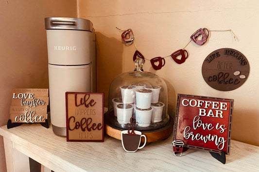 Coffee Lover's Tiered Tray