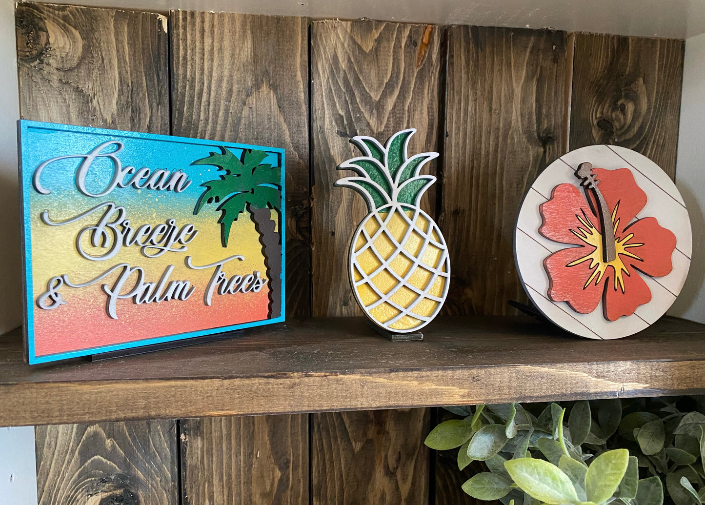 Island Getaway Tiered Tray