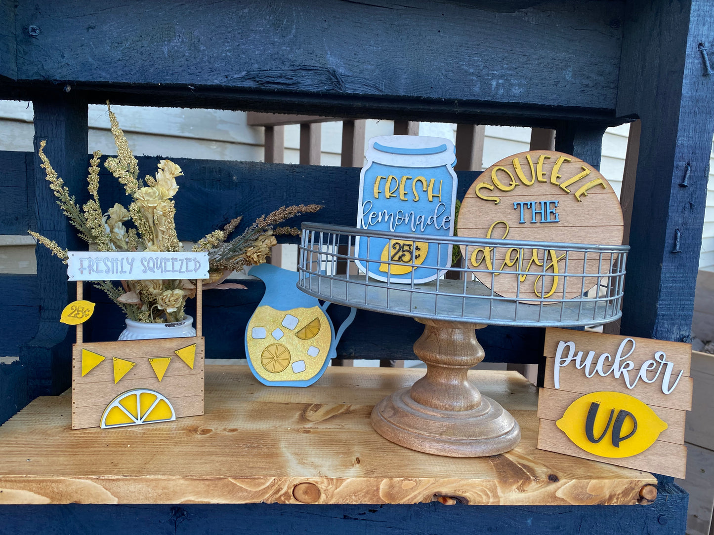 Lemon Tiered Tray Kit