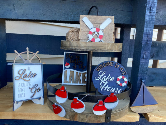 Lake Life Tiered Tray