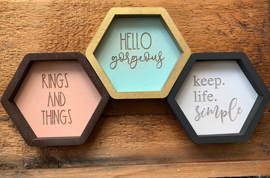 Trinket Dish/Tiny Sign GLOWFORGE ready