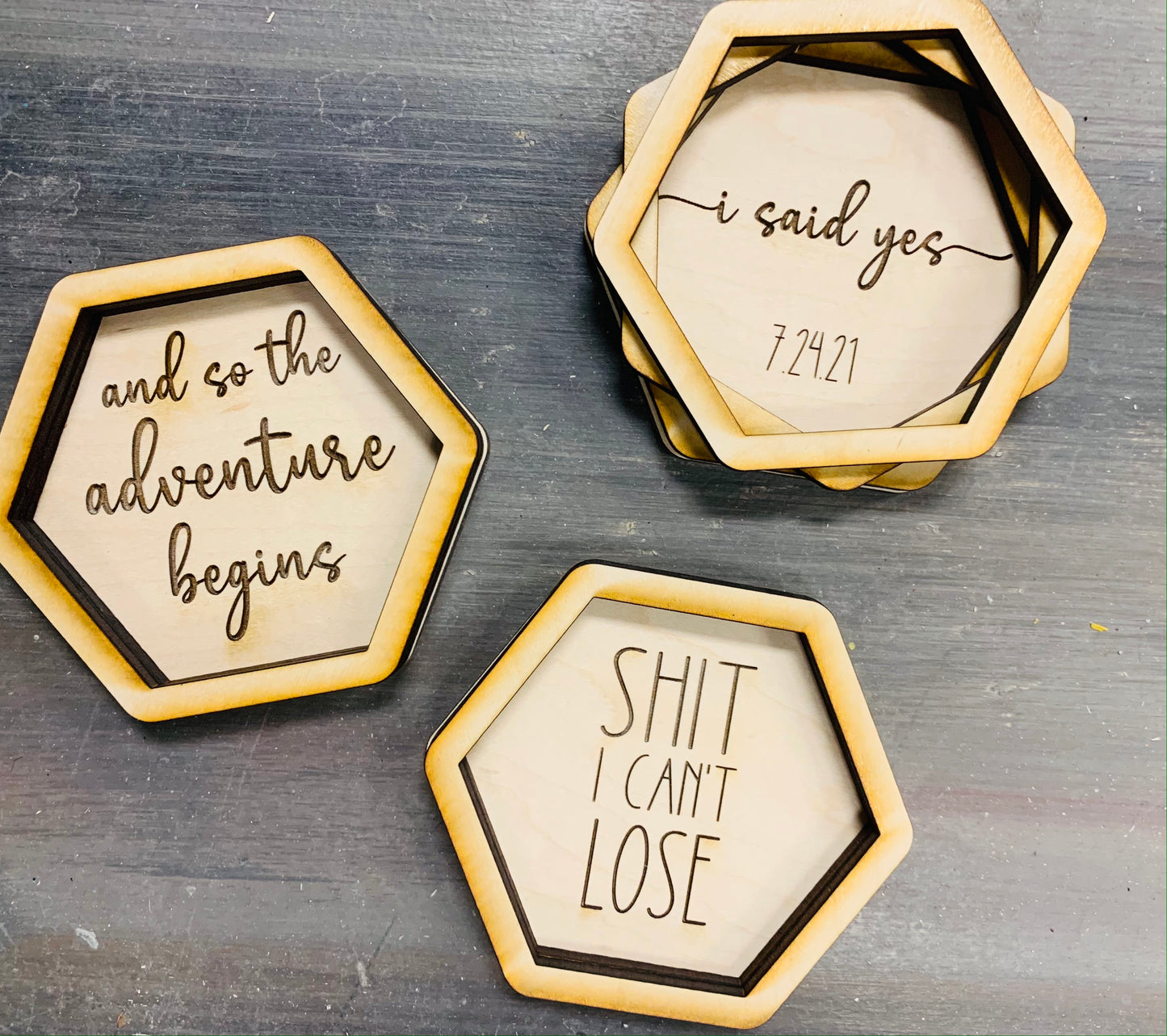 Trinket Dish/Tiny Sign GLOWFORGE ready