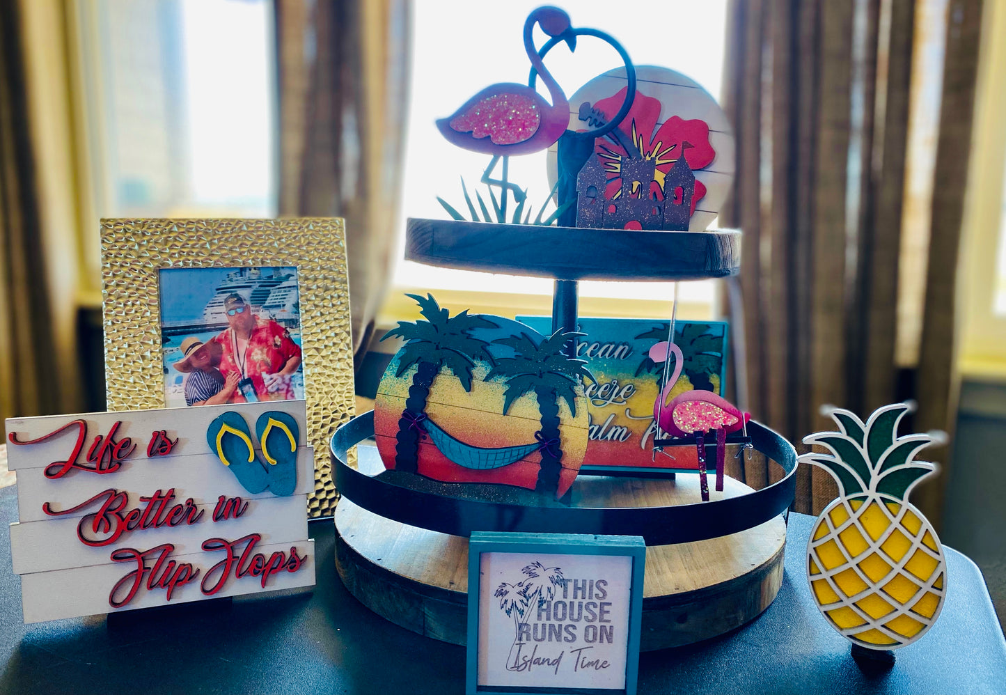 Island Getaway Tiered Tray