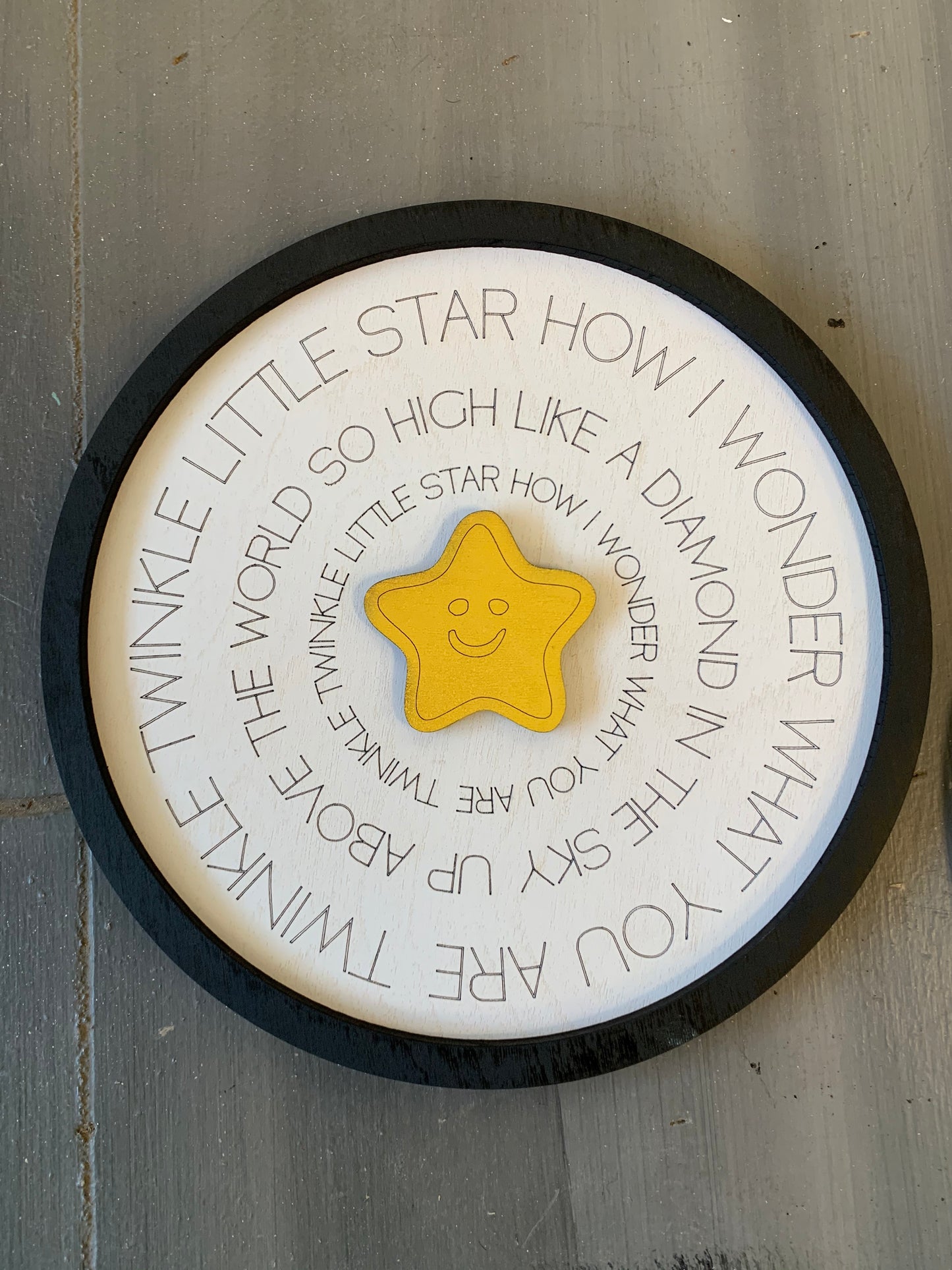 Layered Round Nursery Rhymes Laser Ready SVG File Glowforge