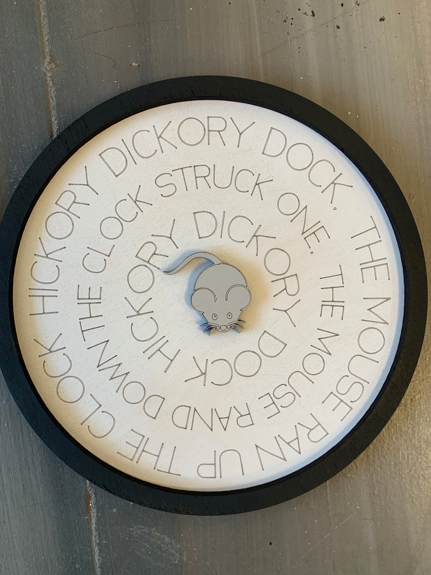 Layered Round Nursery Rhymes Laser Ready SVG File Glowforge