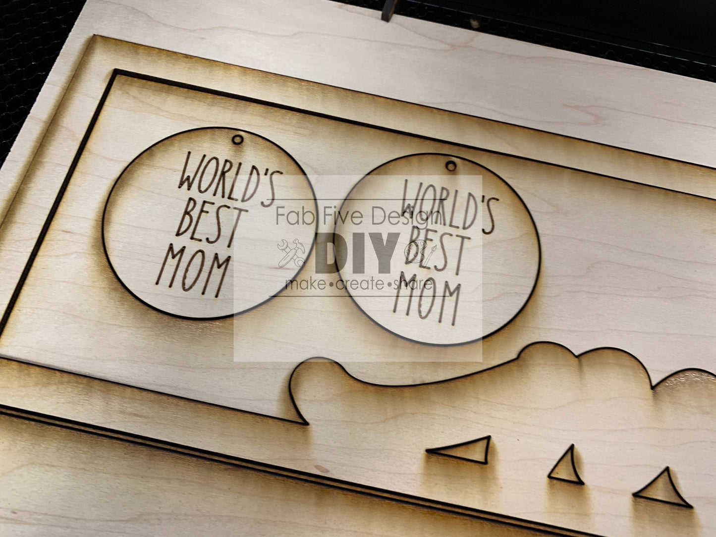 Women in Our Lives Layered Sign Bundle A: SVG Files Laser Cut Glowforge Ready