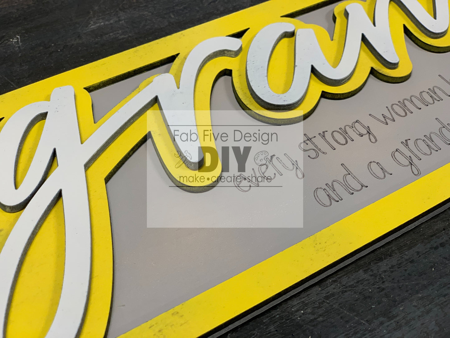 Women in Our Lives Layered Sign Bundle A: SVG Files Laser Cut Glowforge Ready