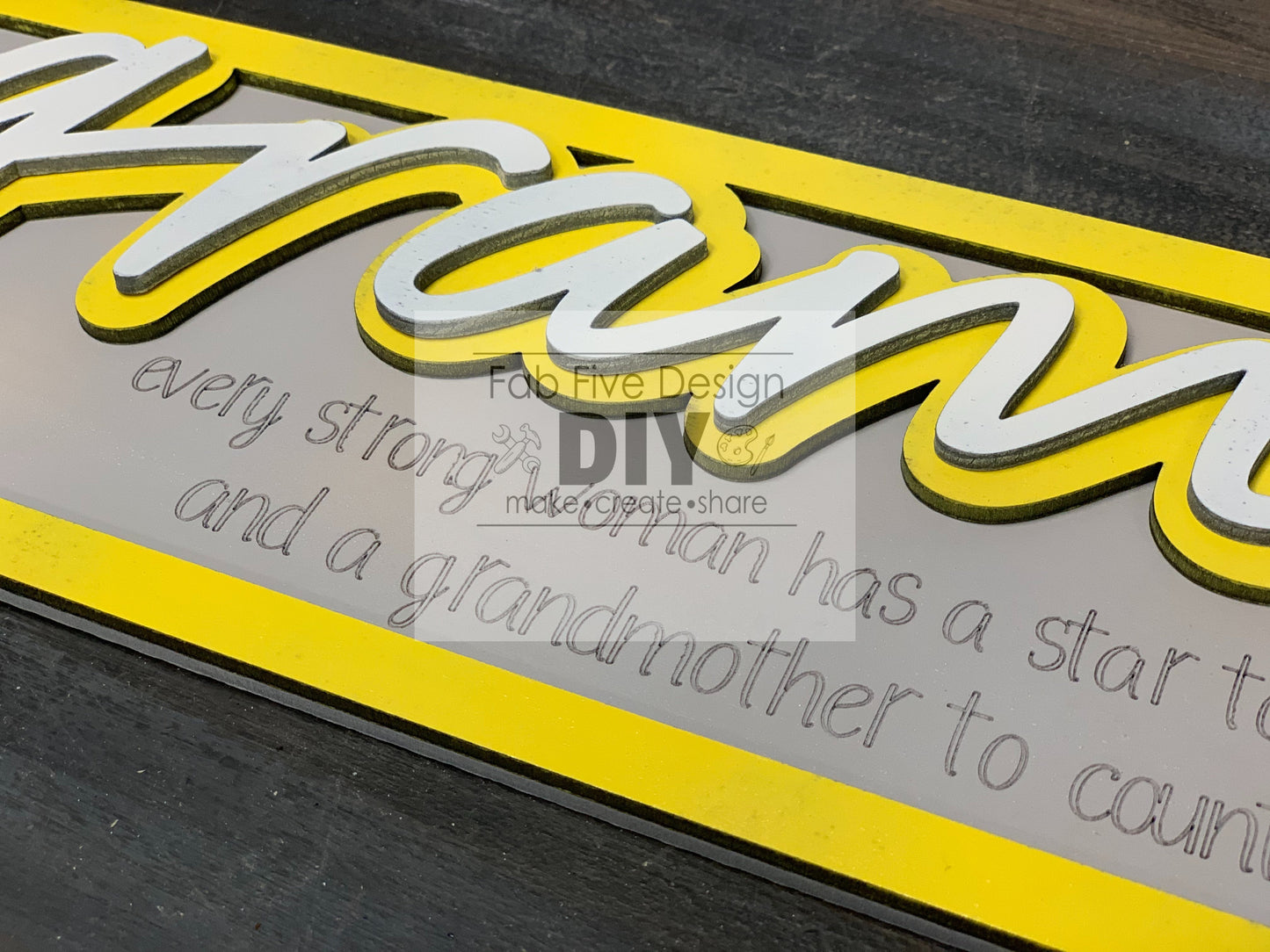 Women in Our Lives Layered Sign Bundle A: SVG Files Laser Cut Glowforge Ready