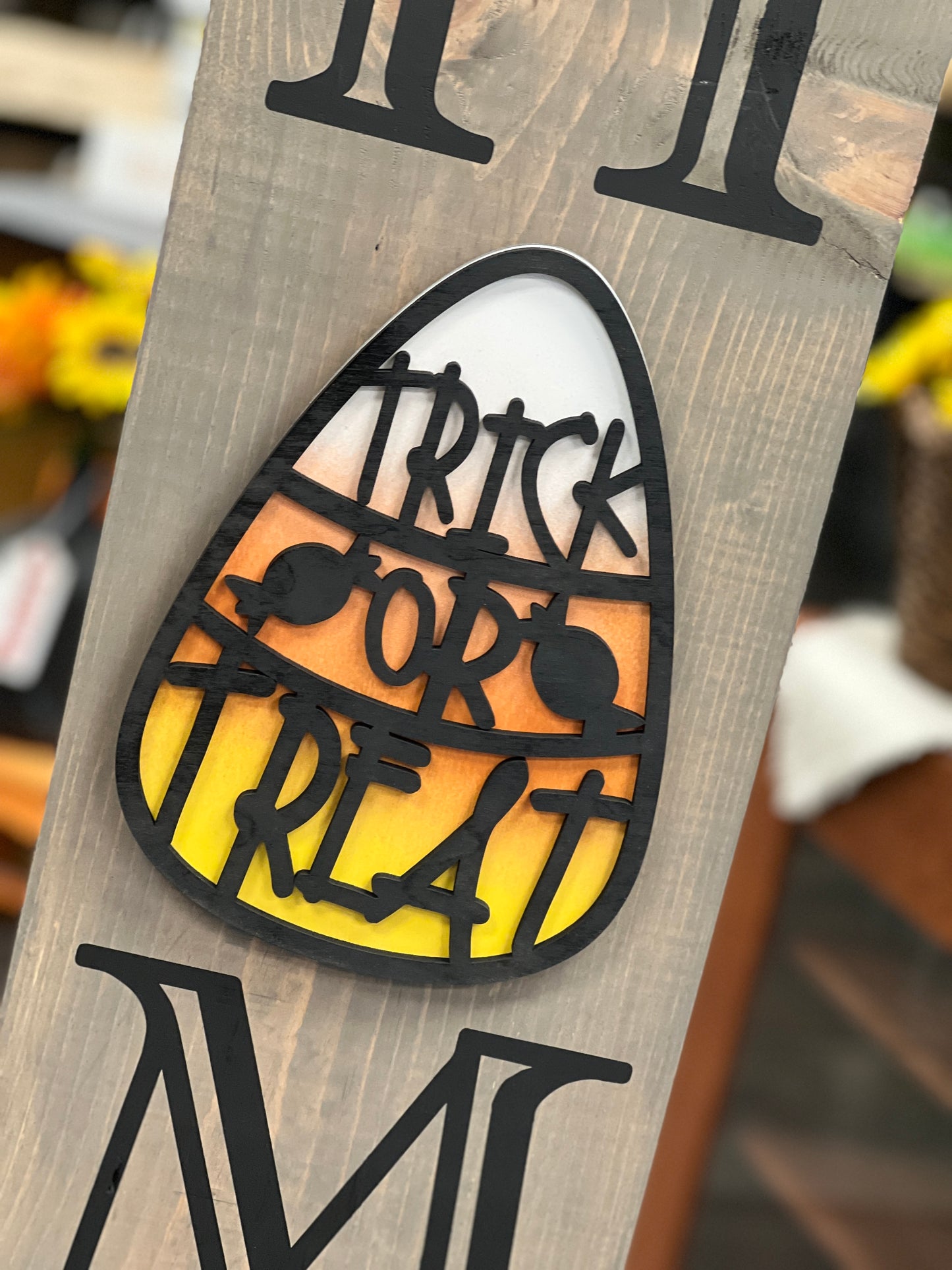 Porch Sign with Planter Box