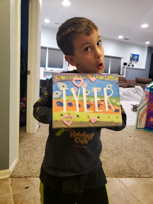 DIY Canvas Custom Name Project Kit