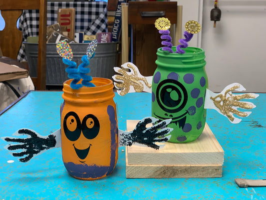 Mason Jar Alien Creature DIY Kit