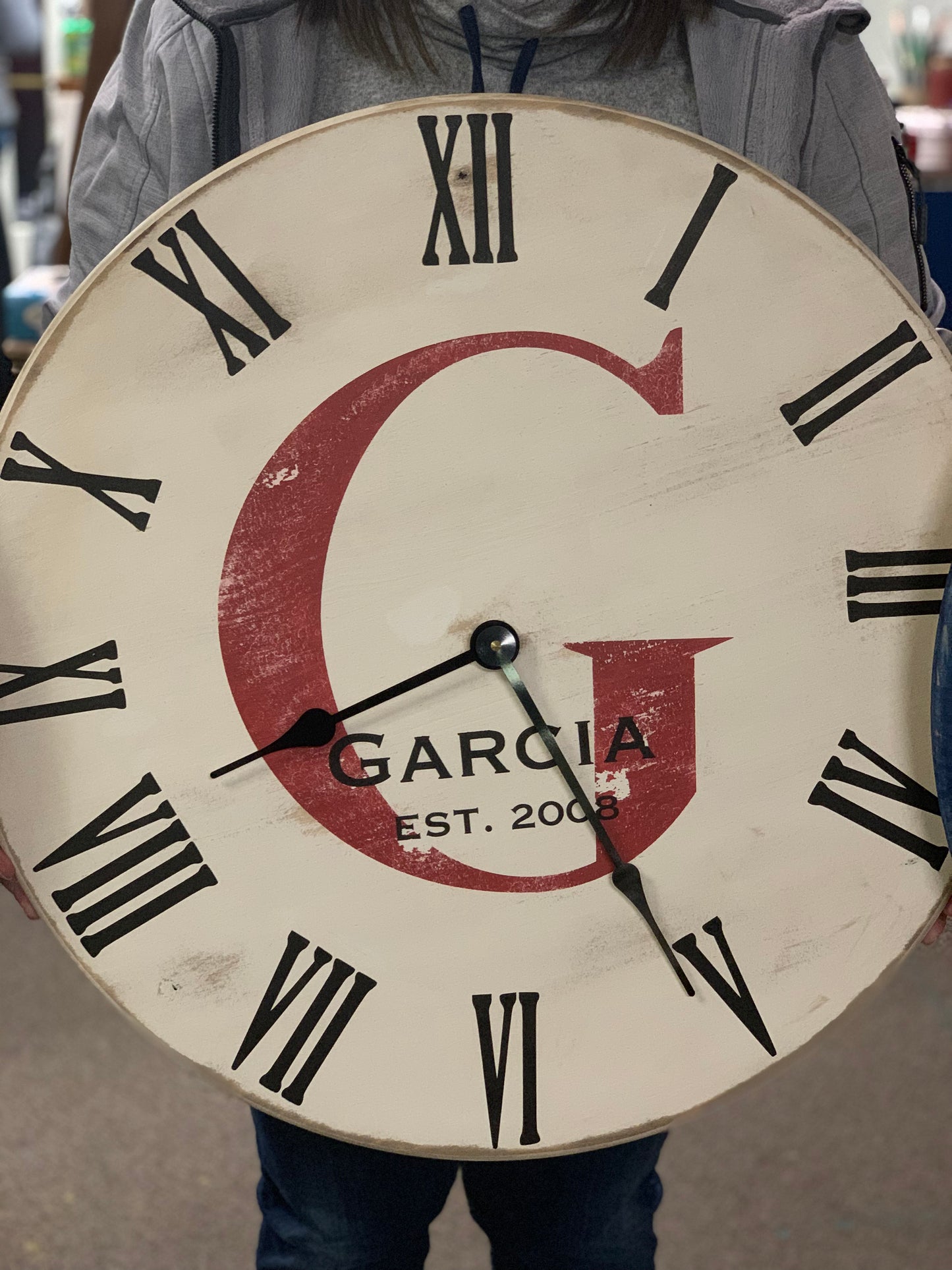 Farmhouse Clock, 24"