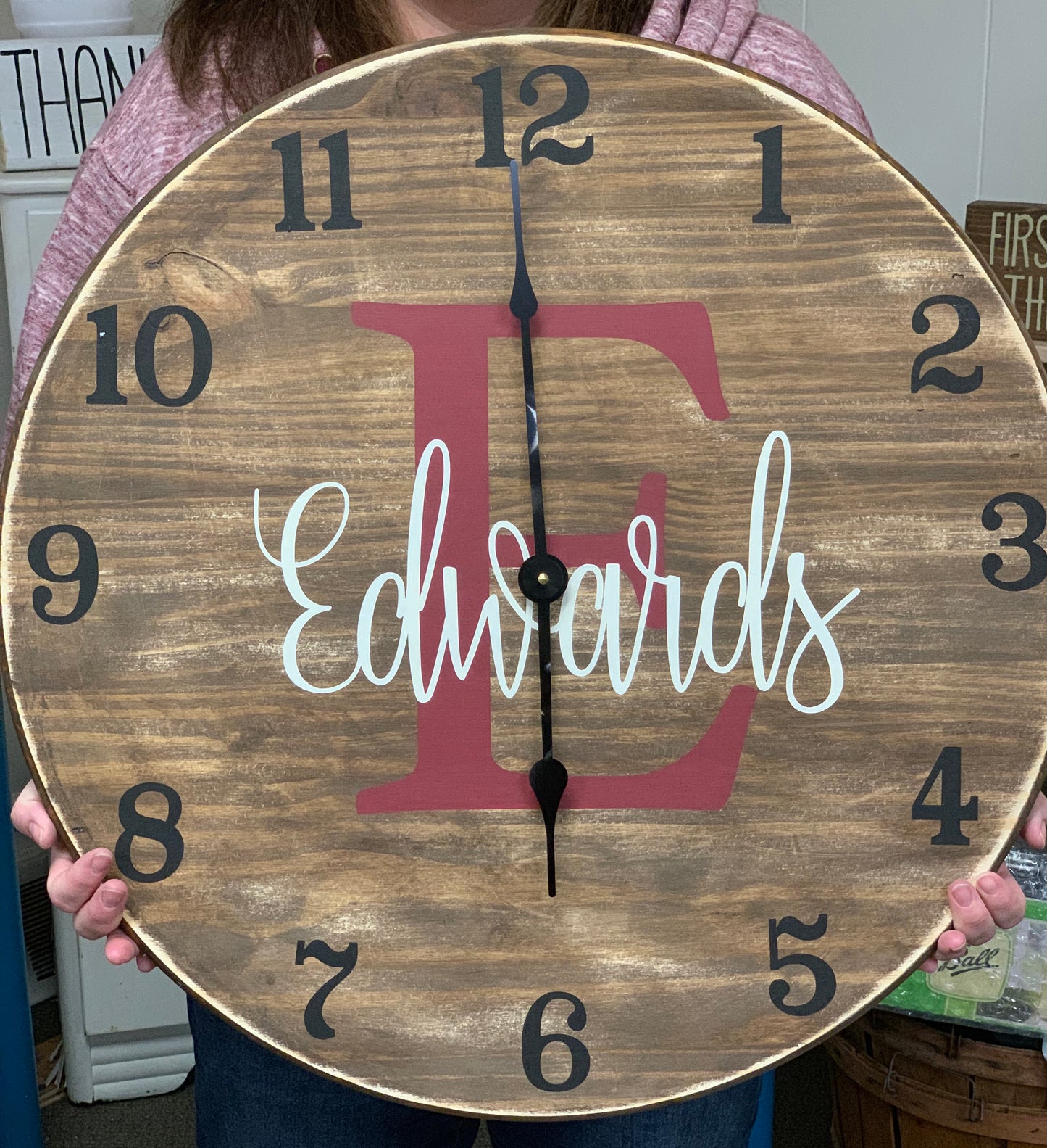 Farmhouse Clock, 24"
