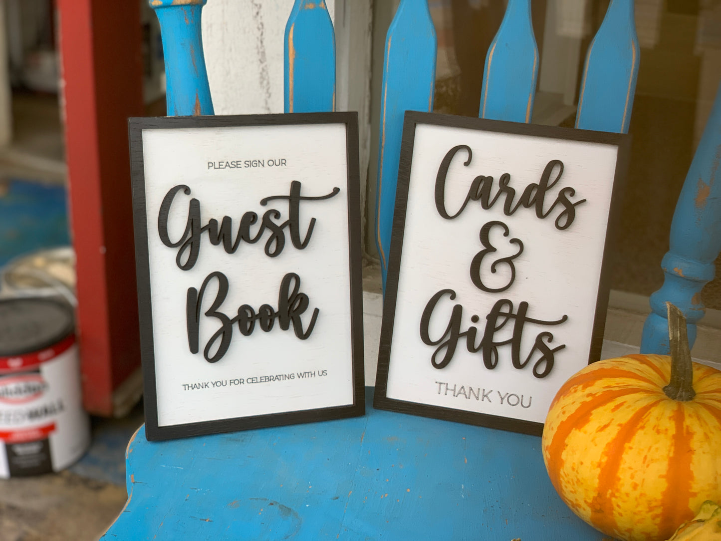 Wedding Signs SVG Guest Book and Cards & Gifts Laser Ready File