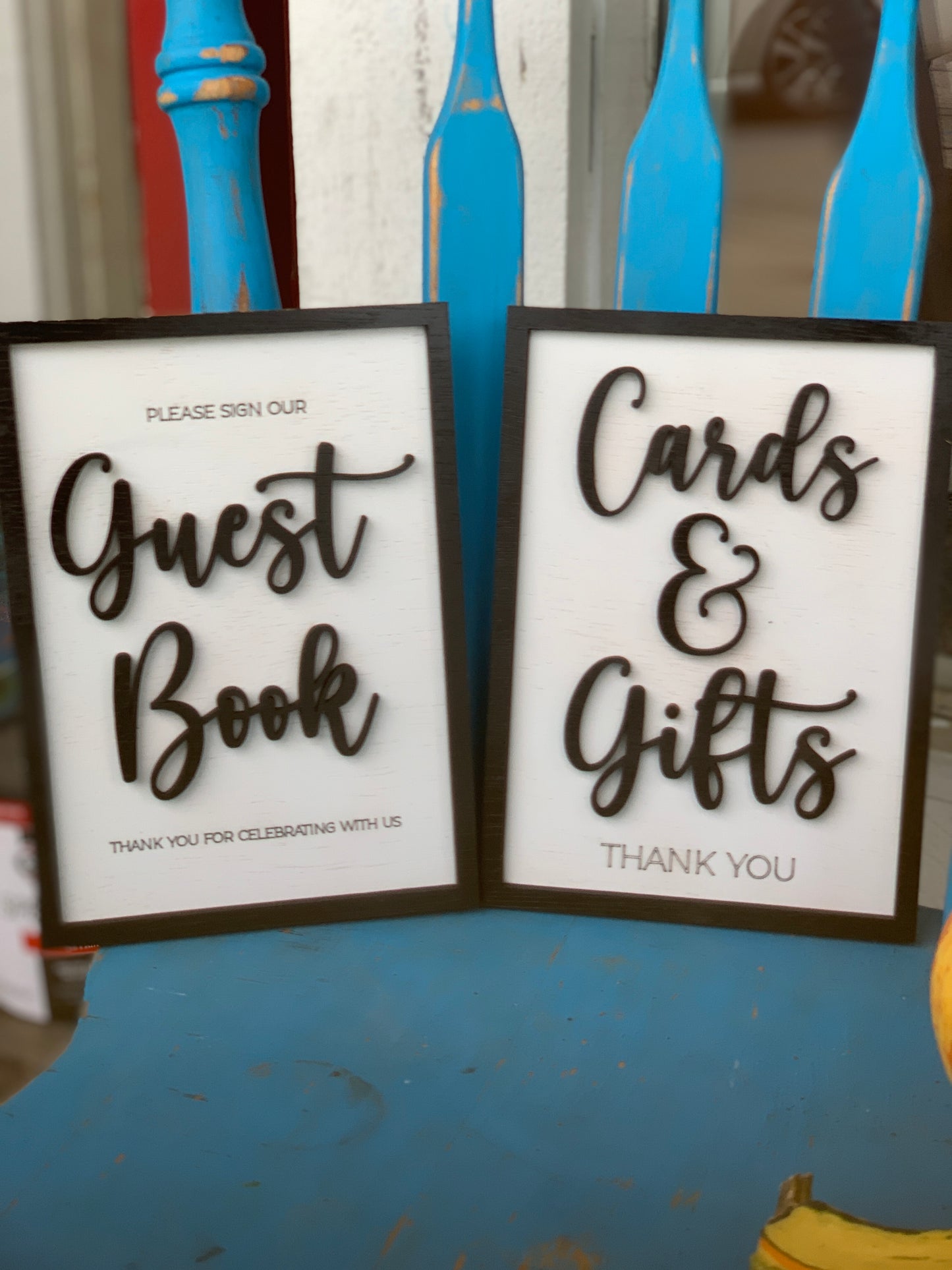 Wedding Signs SVG Guest Book and Cards & Gifts Laser Ready File