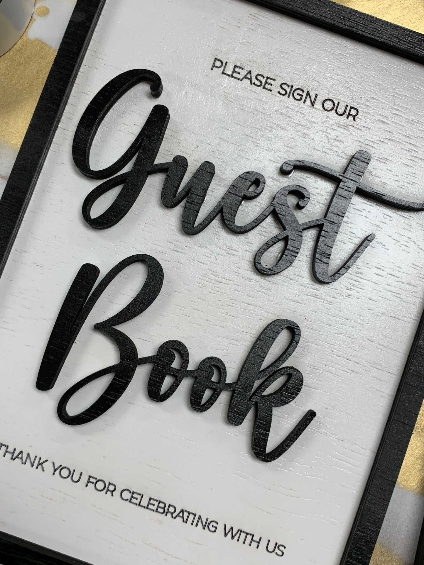 Wedding Signs SVG Guest Book and Cards & Gifts Laser Ready File