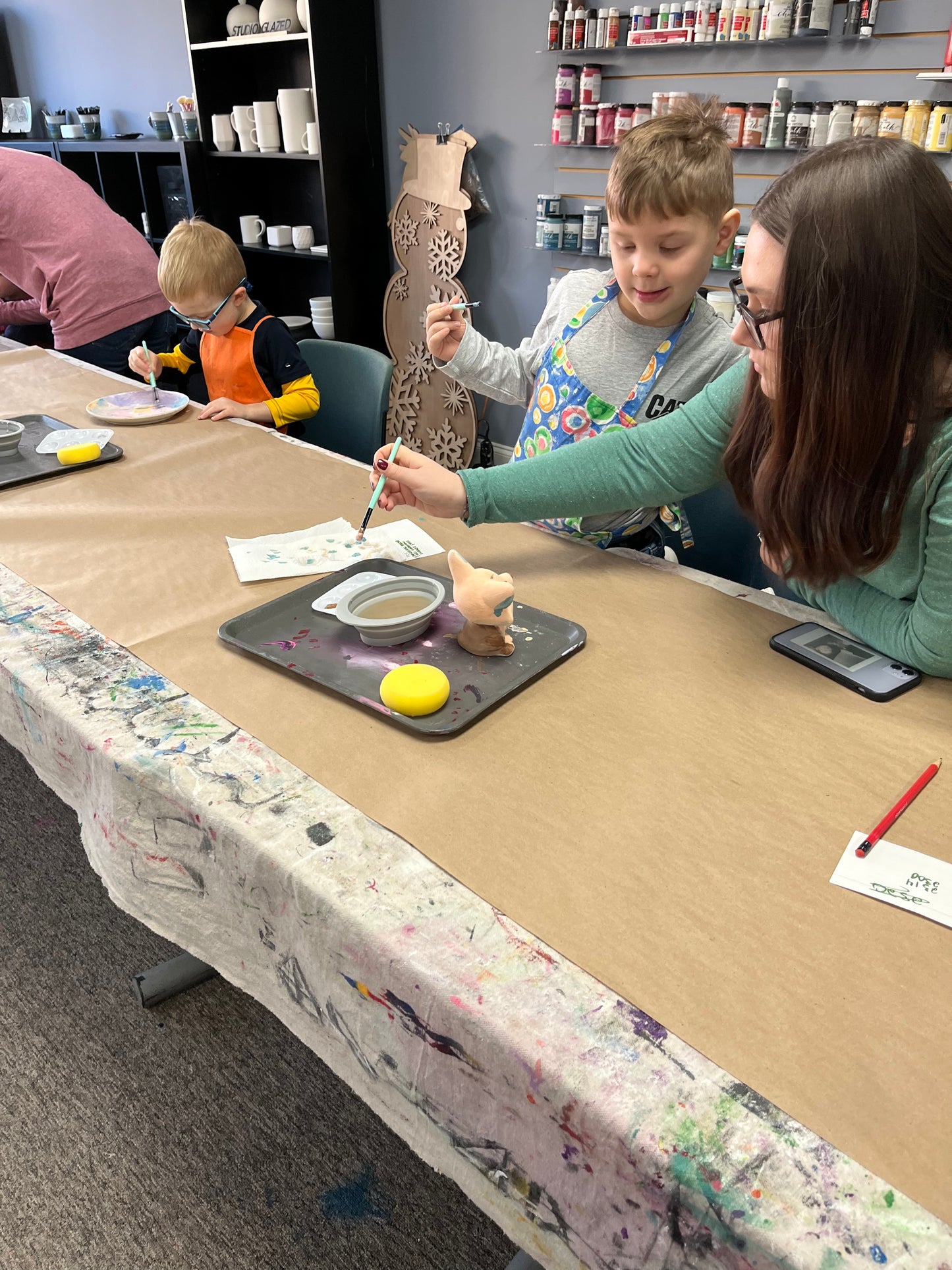 Studio Glazed presents: PYOP (Paint Your Own Pottery) KIDS MAKE