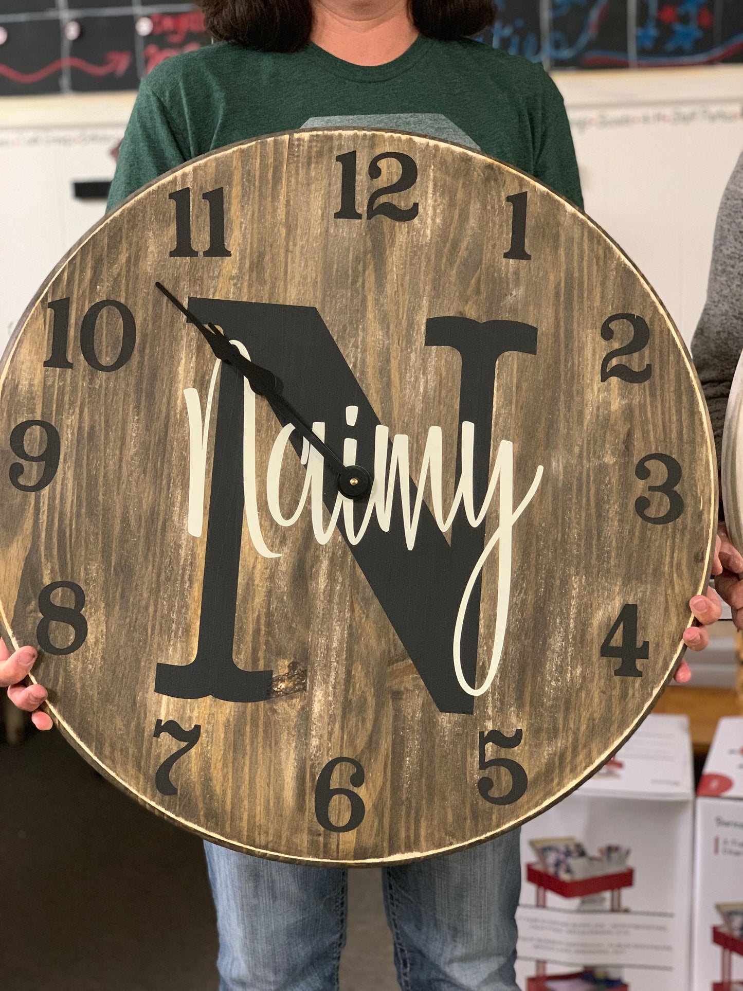 Farmhouse Clock, 18"