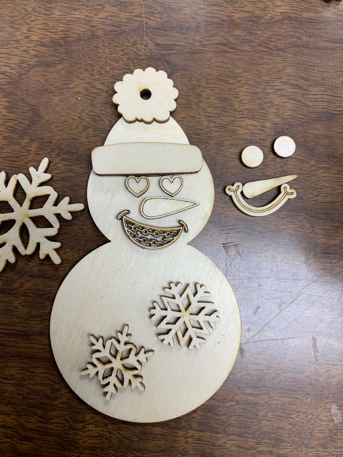 DIY Snowman Ornament