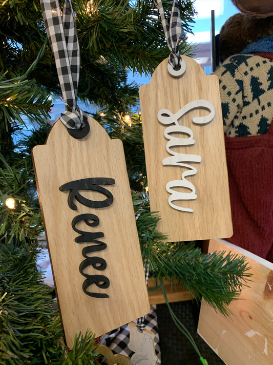 Personalized Stocking Tags