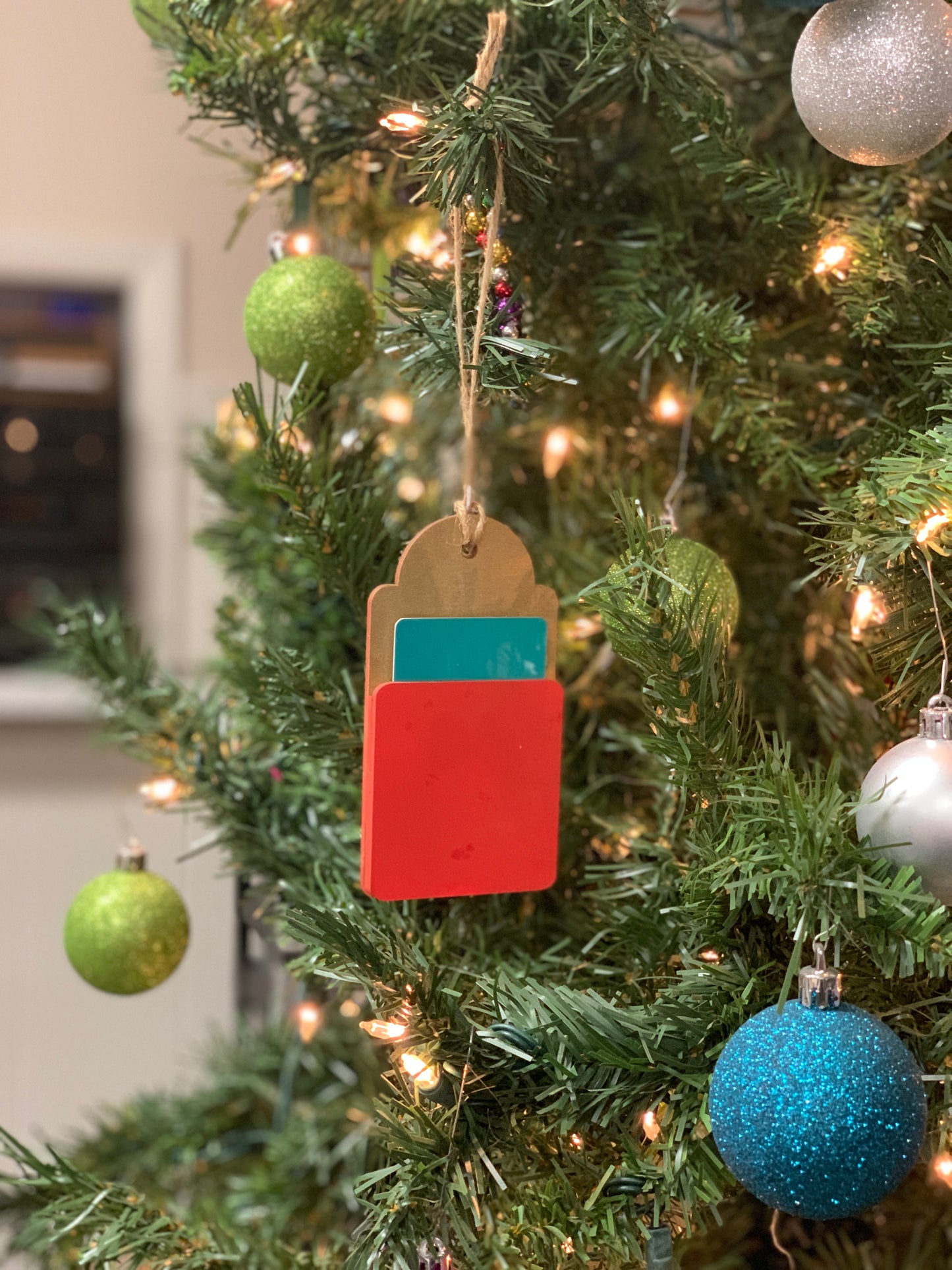 Gift Tag/Lottery Ticket Holder