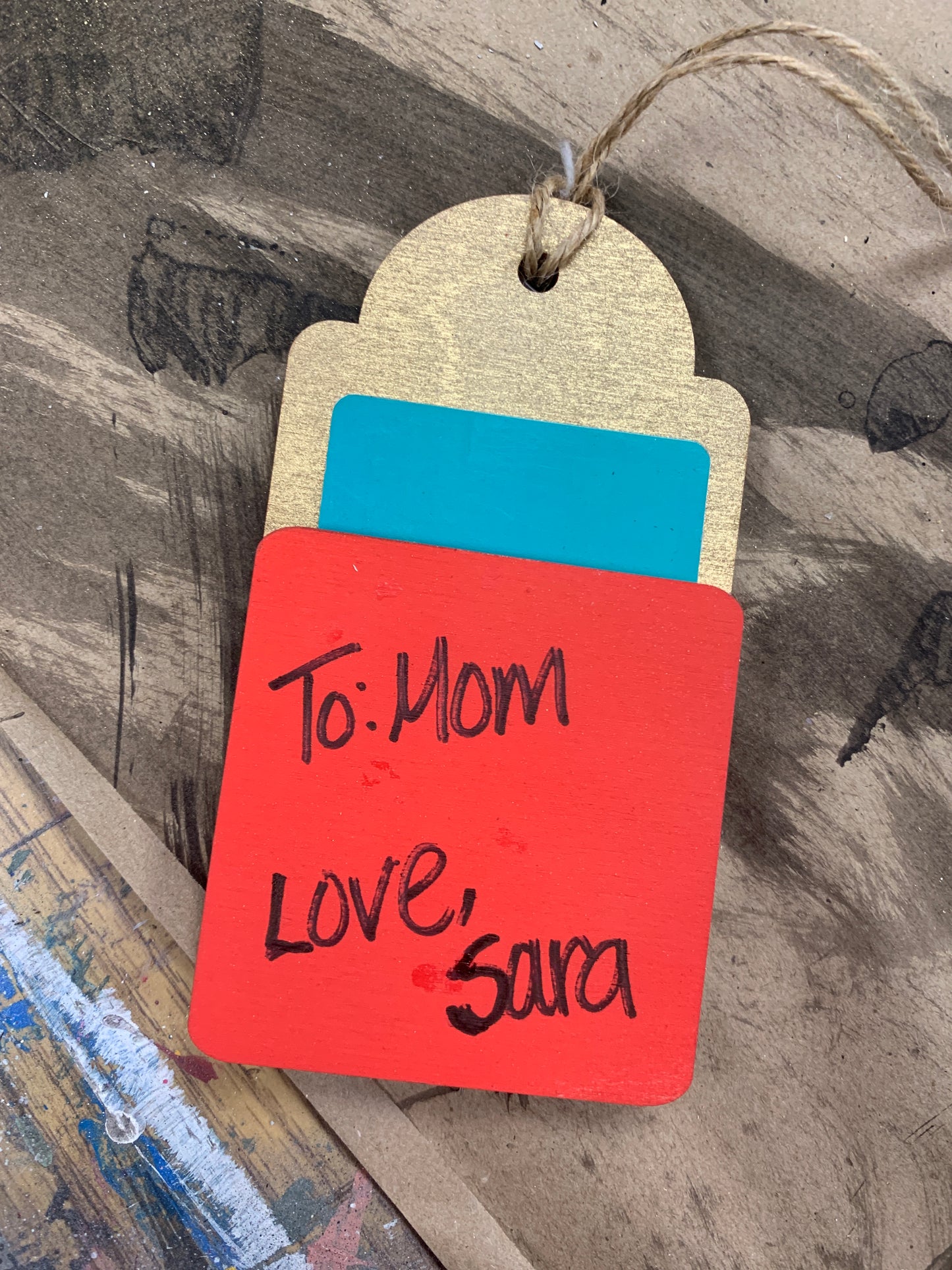 Gift Tag/Lottery Ticket Holder