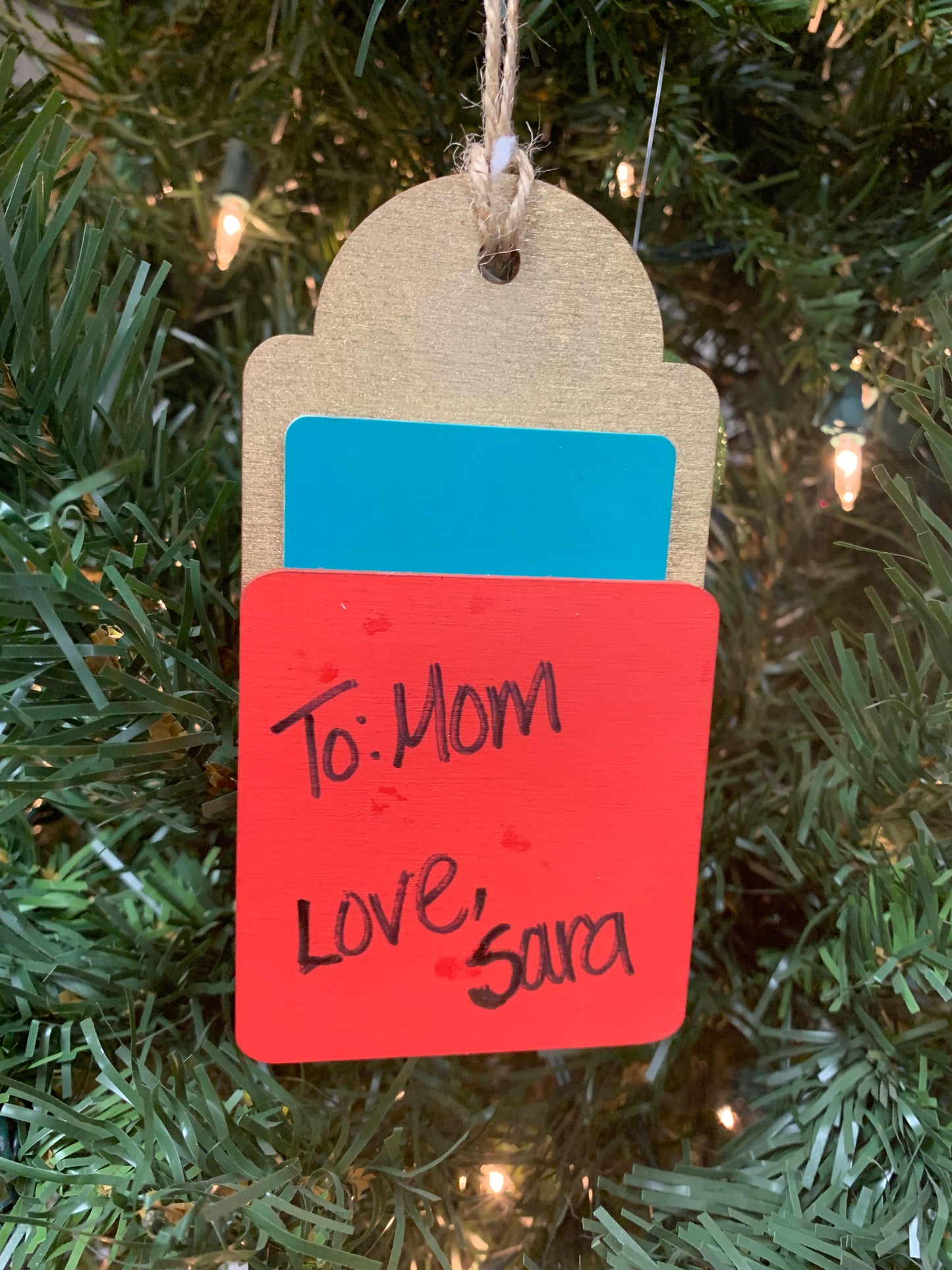 Gift Tag/Lottery Ticket Holder