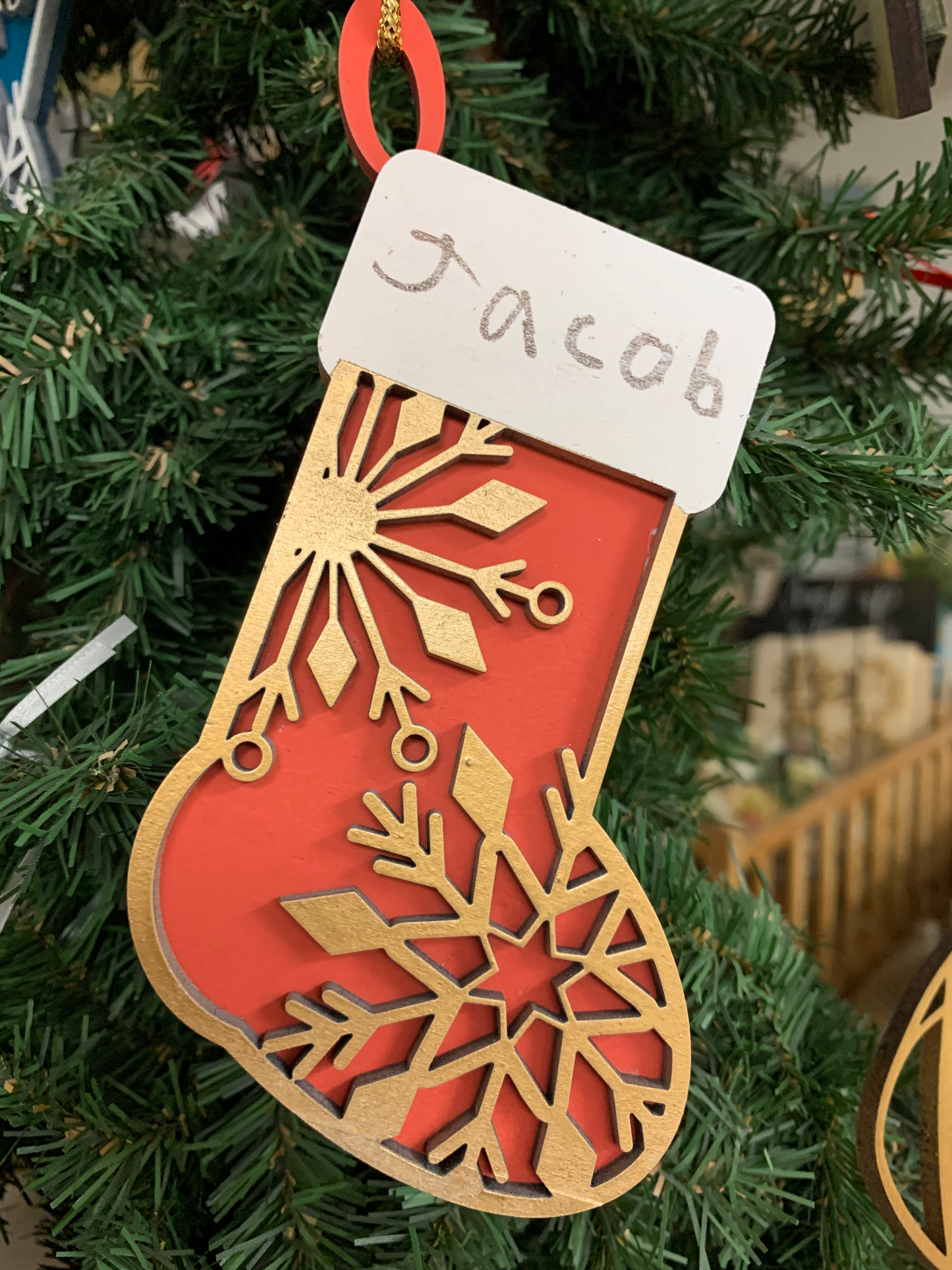 Personalized Stocking Ornament