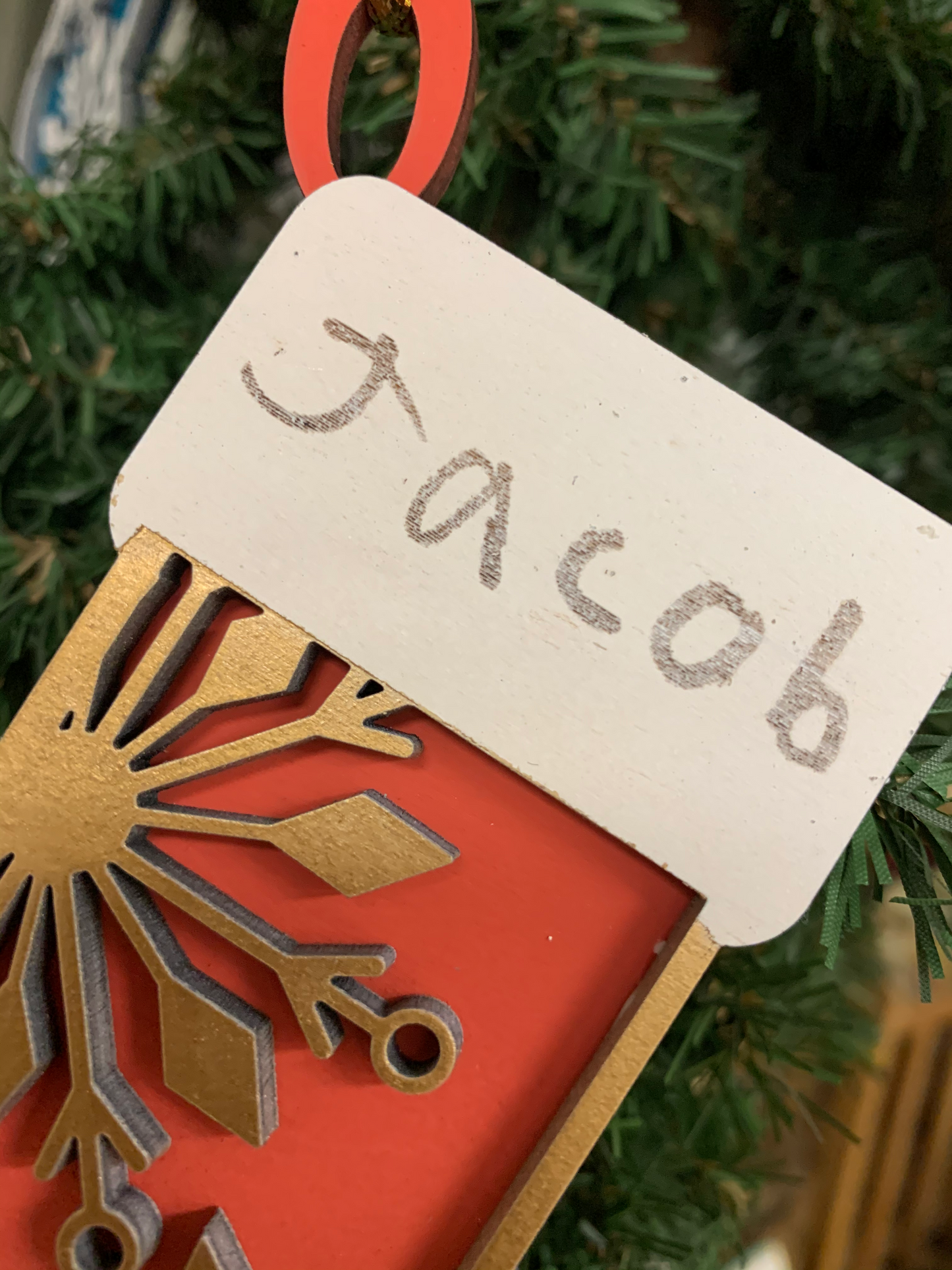 Personalized Stocking Ornament
