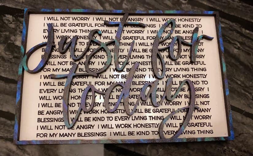 Reiki Principles Layered Sign SVG Laser Ready File