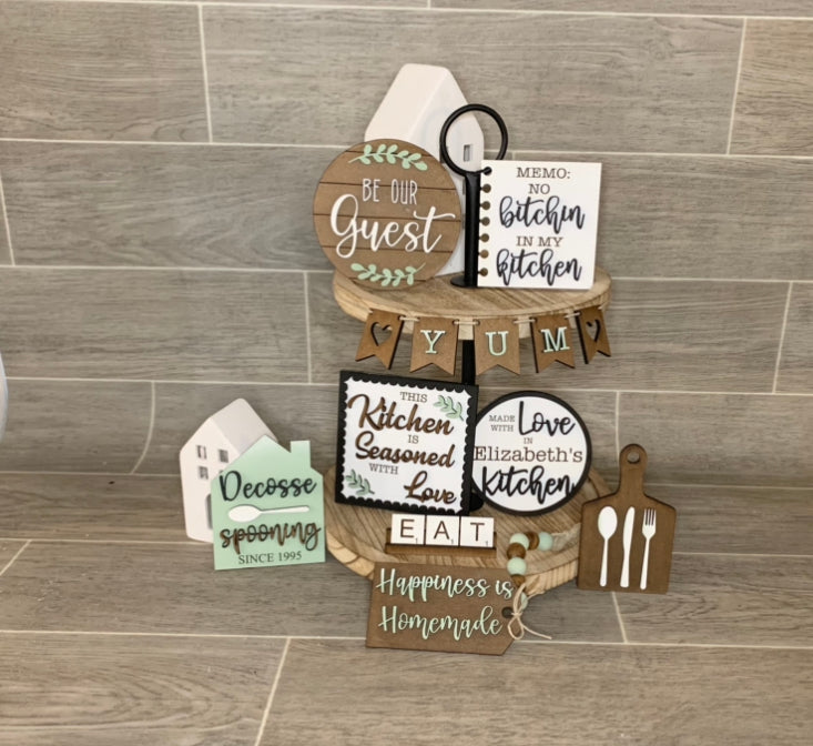 Kitchen Tiered Tray Kit