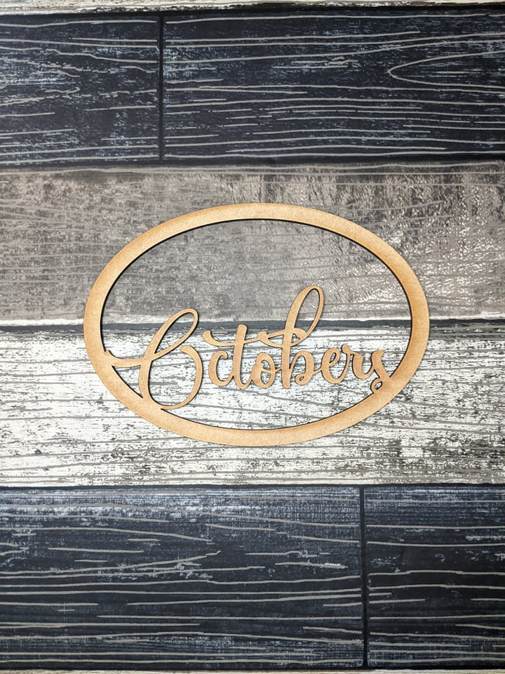 World of Octobers Door Hanger