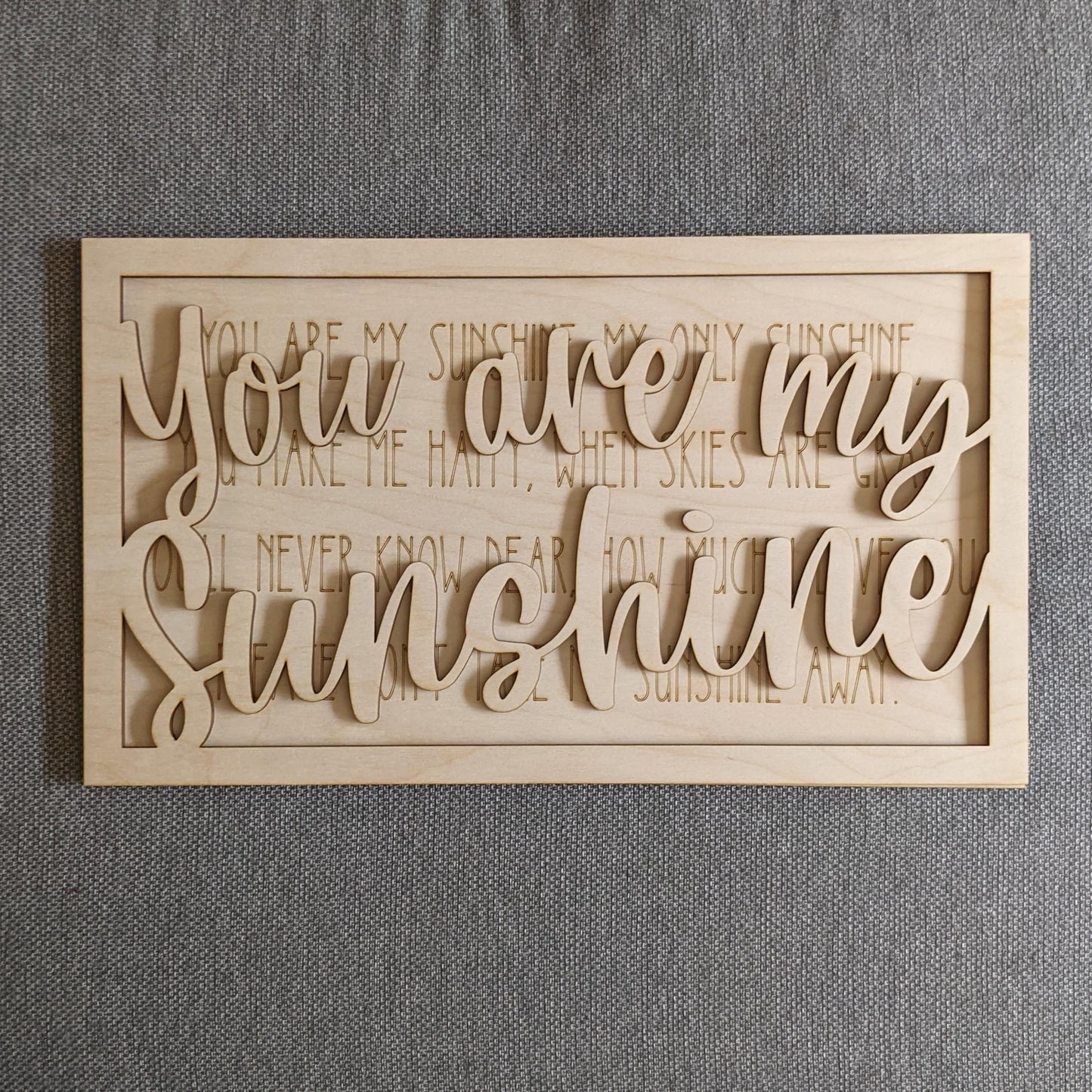Wholesale Layered Signs, Laser Cut Wood