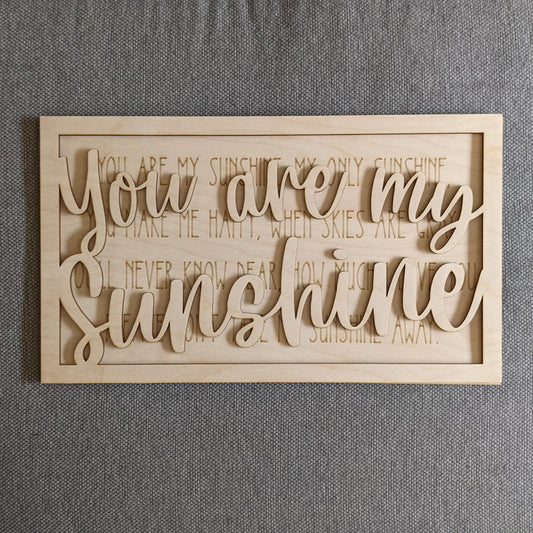 Wholesale Layered Signs, Laser Cut Wood